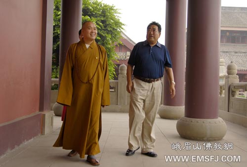 佛教-省人大常委会副主任刘子寿一行到大佛禅院视察调研