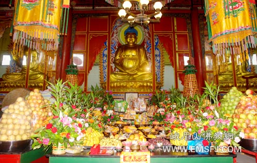 伏虎寺-佛欢喜日：峨眉山伏虎寺隆重举行盂兰盆法会