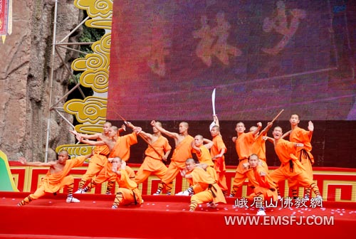 峨眉山-武林大会—“2009中国•四川国际峨眉武术节”在峨眉山开幕