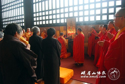 本焕长老-峨眉山各寺举办追思法会　深切悼念本焕长老